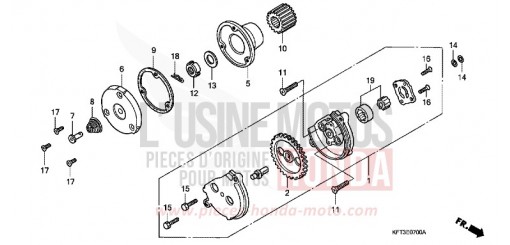 POMPE A HUILE CLR125W de 1998